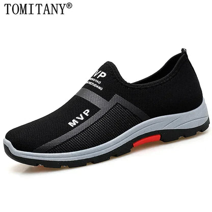Lightweight Breathable Mesh Sneakers - Casual Slip-On Loafers for Men - ZOOMNSTORE