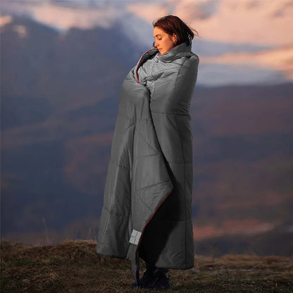 Lightweight Camping Blanket - Four Seasons Travel Mat With TPU Nylon & Feather Silk Cotton - ZOOMNSTORE