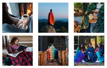 Lightweight Camping Blanket - Four Seasons Travel Mat With TPU Nylon & Feather Silk Cotton - ZOOMNSTORE