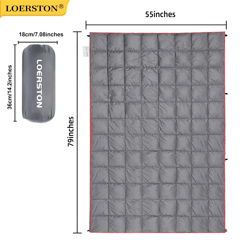 Lightweight Camping Blanket - Four Seasons Travel Mat With TPU Nylon & Feather Silk Cotton - ZOOMNSTORE