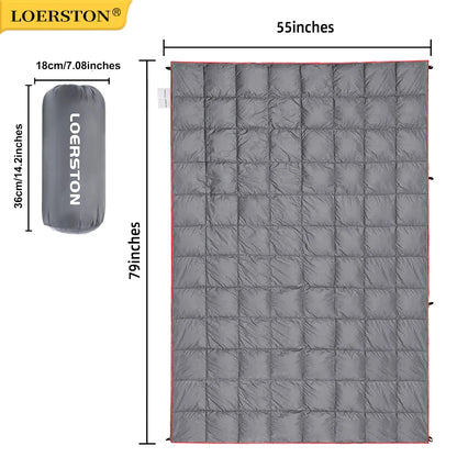 Lightweight Camping Blanket - Four Seasons Travel Mat With TPU Nylon & Feather Silk Cotton - ZOOMNSTORE