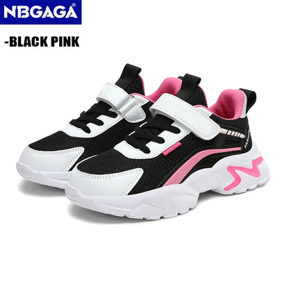 Lightweight Girls School Sneakers - Anti-Slip Breathable Casual Shoes Sizes 28-39 - ZOOMNSTORE