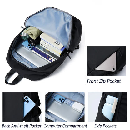 Lightweight 156 Laptop Backpack - Waterproof Oxford Travel Bag for Men  Teens - ZOOMNSTORE