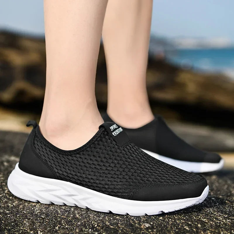 Lightweight Mens Casual Sneakers - Breathable Outdoor Walking Shoes - ZOOMNSTORE
