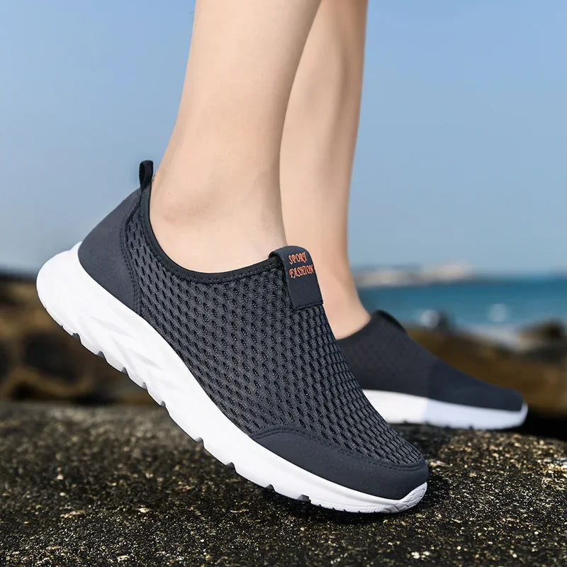 Lightweight Mens Casual Sneakers - Breathable Outdoor Walking Shoes - ZOOMNSTORE