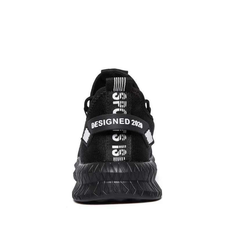 Lightweight Mens Sneakers - Casual Lace-up Mesh Running Shoes - ZOOMNSTORE
