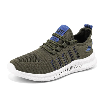 Lightweight Mens Sneakers - Casual Lace-up Mesh Running Shoes - ZOOMNSTORE