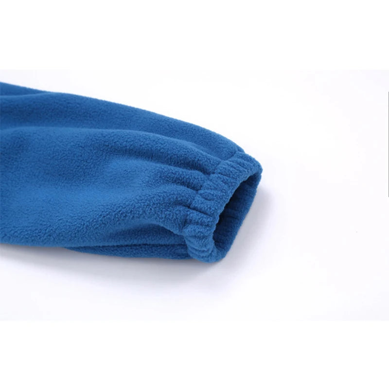 Lightweight Polar Fleece Jacket - Full Zip Outdoor Coat with Pockets - ZOOMNSTORE
