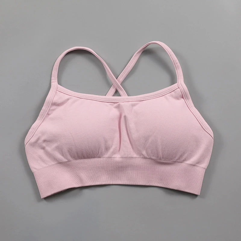 Lightweight Seamless Crop Top - Womens Short Sleeve Yoga  Gym Shirt - ZOOMNSTORE