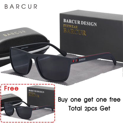 Lightweight TR90 Polarized Sunglasses for Men  Women - UV Protection Sports Eyewear - ZOOMNSTORE