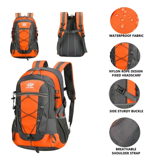 Lightweight Waterproof Hiking Backpack - Large Capacity Outdoor Travel Bag - ZOOMNSTORE