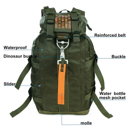 Waterproof Hiking Backpack - Lightweight Mens Camping Daypack - ZOOMNSTORE
