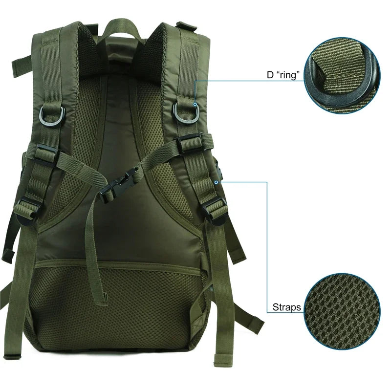 Waterproof Hiking Backpack - Lightweight Mens Camping Daypack - ZOOMNSTORE