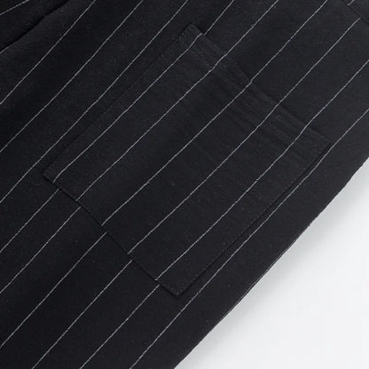 Linen Casual Pants - Men’s Striped Straight-Leg Breathable Loose Trousers for Spring - ZOOMNSTORE