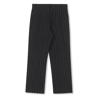 Linen Casual Pants - Men’s Striped Straight-Leg Breathable Loose Trousers for Spring - ZOOMNSTORE