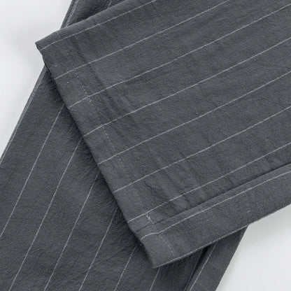 Linen Casual Pants - Men’s Striped Straight-Leg Breathable Loose Trousers for Spring - ZOOMNSTORE