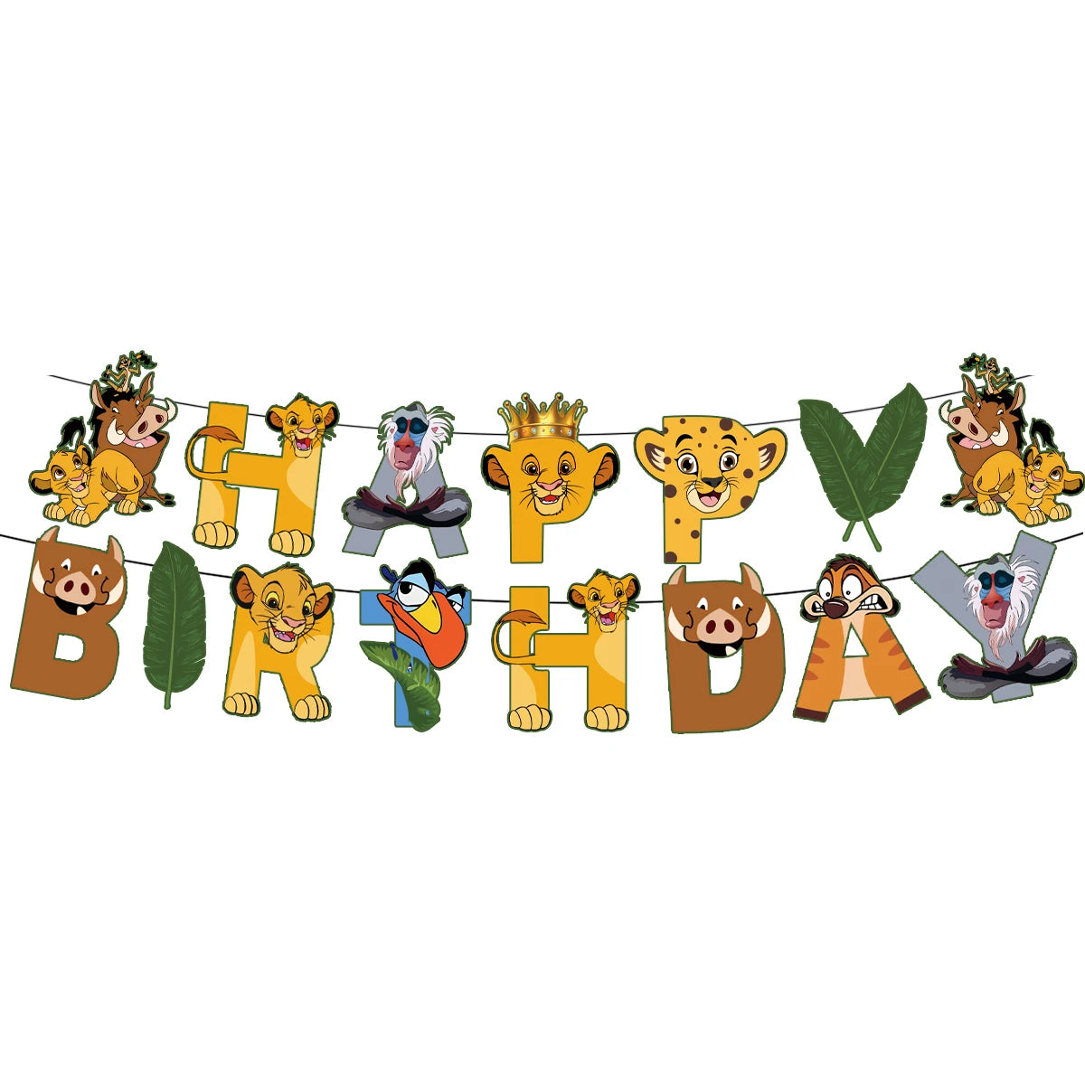 Lion King Birthday Party Supplies - Disposable Tableware Set with Cups Plates Napkins - ZOOMNSTORE