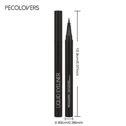 Liquid Eyeliner Pen - 5PCS Waterproof Black Fine Tip, Long Lasting Eye Makeup Set - ZOOMNSTORE