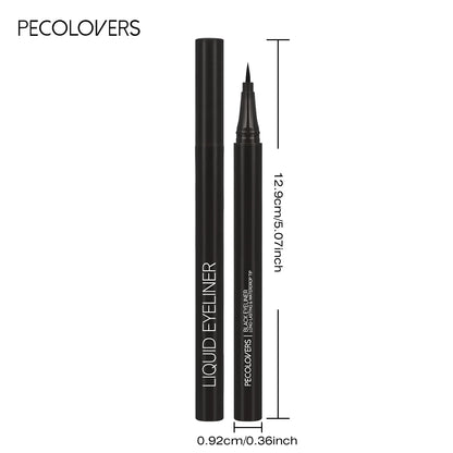Liquid Eyeliner Pen - 5PCS Waterproof Black Fine Tip, Long Lasting Eye Makeup Set - ZOOMNSTORE