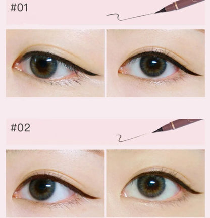 Liquid Eyeliner Pen - Waterproof Matte Eye Pencil With Fine Tip, Quick Dry & Smudge Proof - ZOOMNSTORE