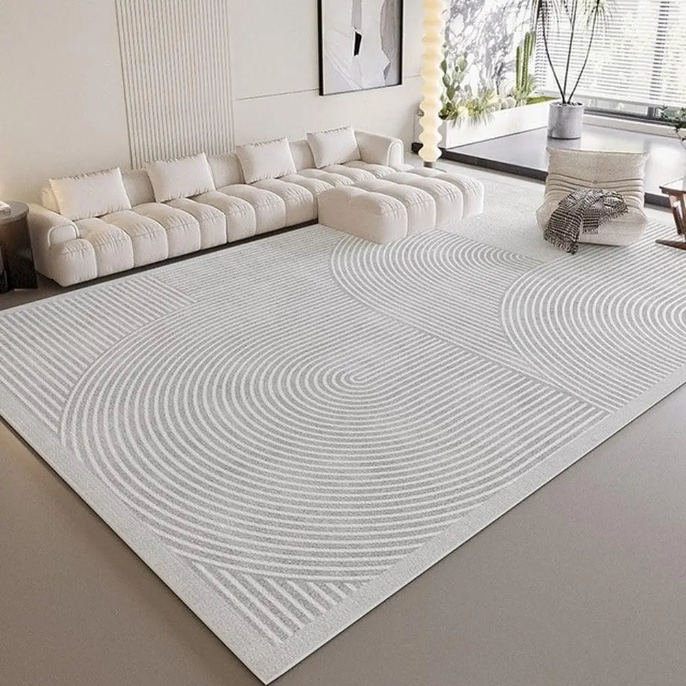 Living Room Sofa Cushion - Modern Striped Polyester Pillow | Easy Care, Anti Slip Pad - ZOOMNSTORE