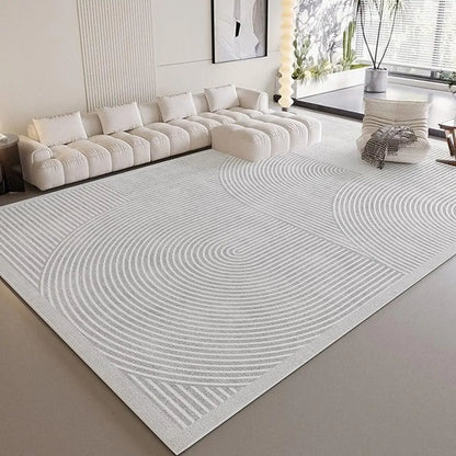 Living Room Sofa Cushion - Modern Striped Polyester Pillow | Easy Care, Anti Slip Pad - ZOOMNSTORE