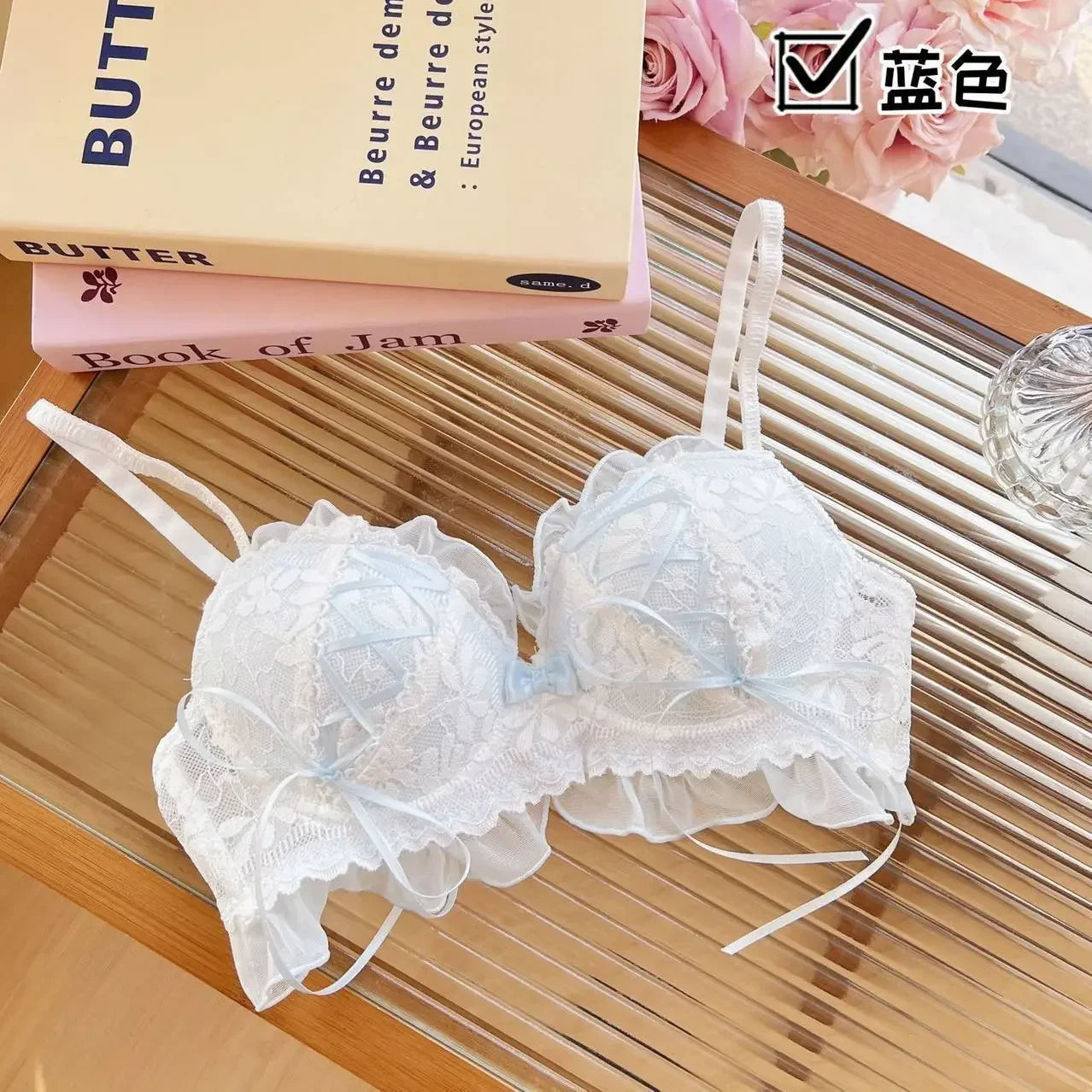 Japanese Lolita Lace Push-Up Bra - Womens Lingerie for Girls - ZOOMNSTORE