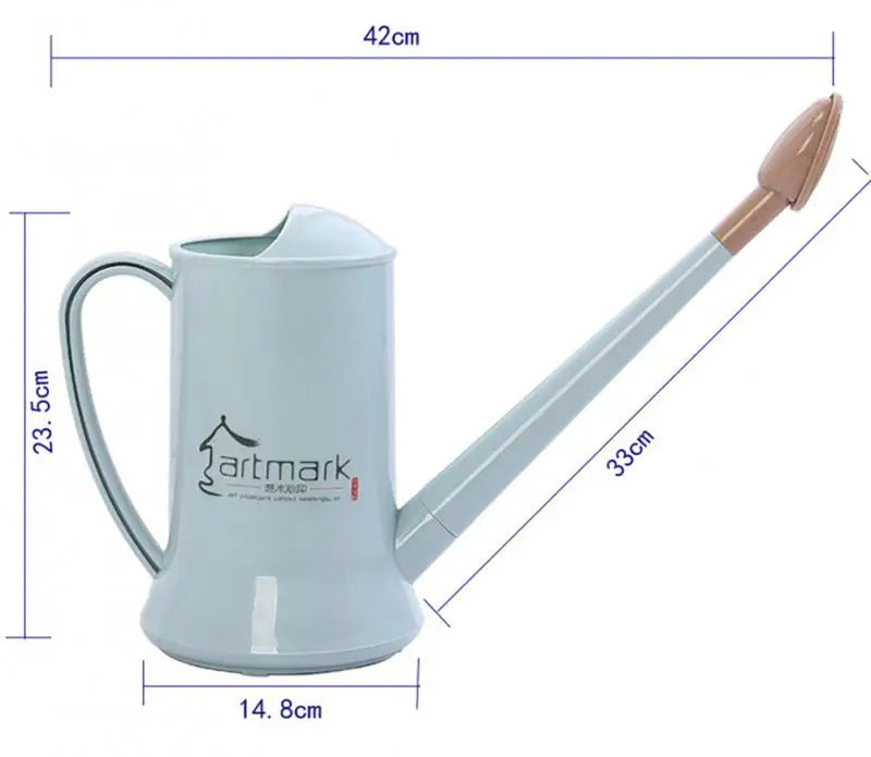 Long Mouth Watering Can – 2L Garden Watering Can With Removable Spout & Stable Base - ZOOMNSTORE