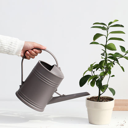 Long Mouth Watering Can - 2L Plastic Garden Watering Tool With Anti Splash Nozzle - ZOOMNSTORE