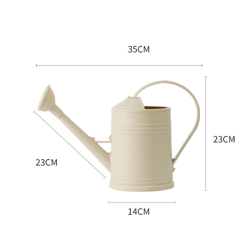 Long Mouth Watering Can - 2L Plastic Garden Watering Tool With Anti Splash Nozzle - ZOOMNSTORE