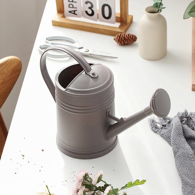 Long Mouth Watering Can - 2L Plastic Garden Watering Tool With Anti Splash Nozzle - ZOOMNSTORE