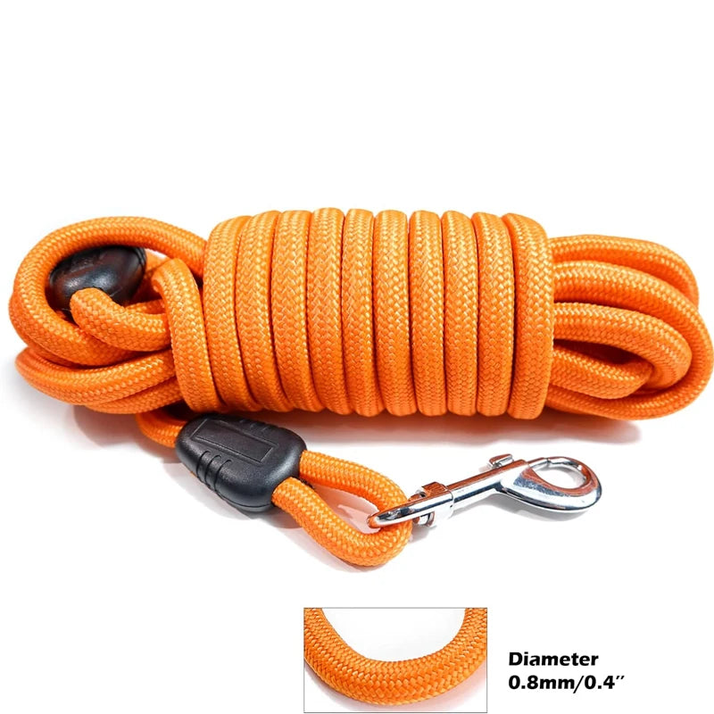 Heavy Duty Dog Leash - 5M10M15M Nylon Training Lead for Medium to Large Dogs - ZOOMNSTORE