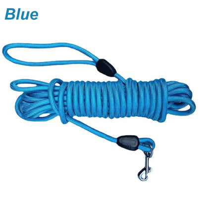 Heavy Duty Dog Leash - 5M10M15M Nylon Training Lead for Medium to Large Dogs - ZOOMNSTORE