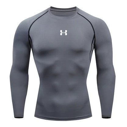 Long Sleeve Basketball Shirt - Quick-Dry Fitness Top for Training and Running - ZOOMNSTORE