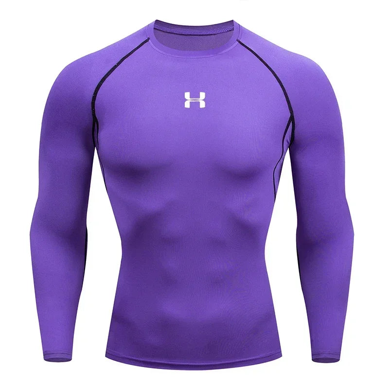 Long Sleeve Basketball Shirt - Quick-Dry Fitness Top for Training and Running - ZOOMNSTORE
