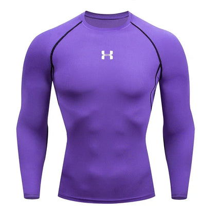 Long Sleeve Basketball Shirt - Quick-Dry Fitness Top for Training and Running - ZOOMNSTORE