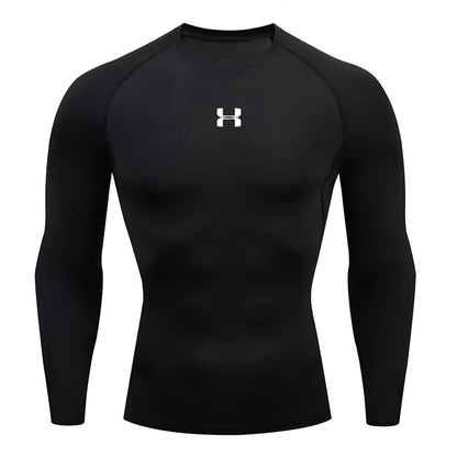 Long Sleeve Basketball Shirt - Quick-Dry Fitness Top for Training and Running - ZOOMNSTORE