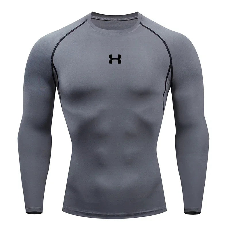 Long Sleeve Basketball Shirt - Quick-Dry Fitness Top for Training and Running - ZOOMNSTORE