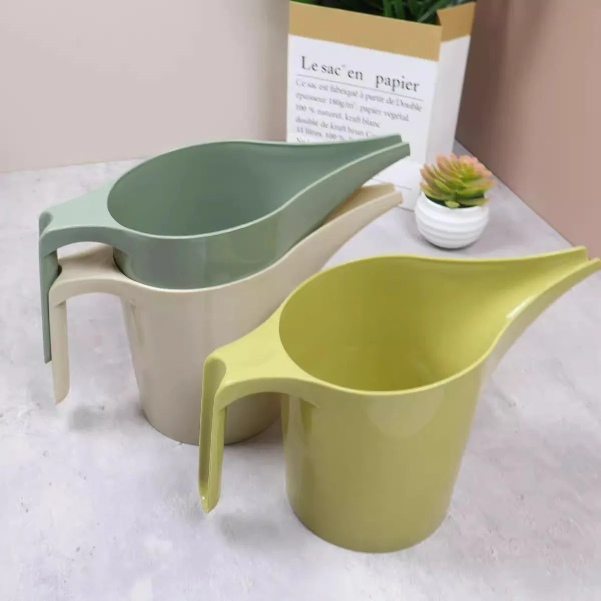 Long Spout Watering Can - Plastic Garden Watering Tool with Easy Pour Spout - ZOOMNSTORE