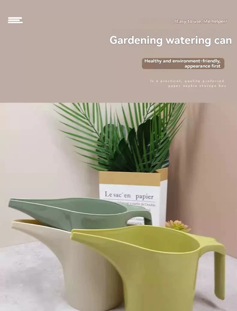 Long Spout Watering Can - Plastic Garden Watering Tool with Easy Pour Spout - ZOOMNSTORE