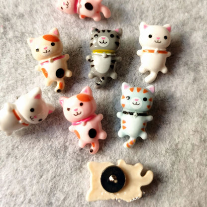 Long Tail Cat Push Pins - Creative Plastic Thumb Tacks for Photo Wall Decoration - ZOOMNSTORE