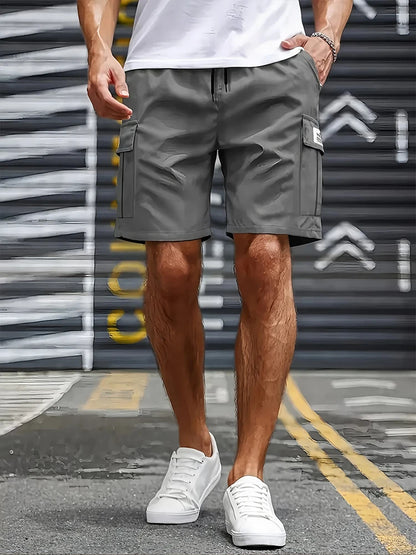 Loose Fit Mens Casual Work Shorts - Big Pocket Sports Pants - ZOOMNSTORE