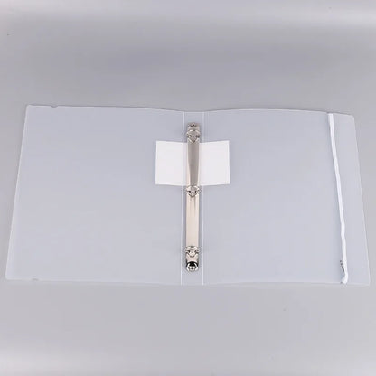 Loose Leaf File Bag - Transparent 3 Hole Folder with 6 Pocket Binder Pouch for Office - ZOOMNSTORE