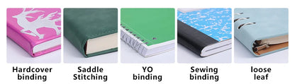 Loose Leaf Notebook A6 Multi Colored - Detachable Savings Book for School Students - ZOOMNSTORE