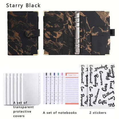 Loose Leaf Notebook A6 Multi Colored - Detachable Savings Book for School Students - ZOOMNSTORE