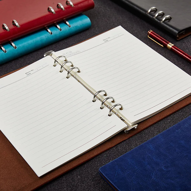 Loose Leaf Notebook - Detachable Leather Notepad | Multi Size A4 A5 A6 B5 - ZOOMNSTORE