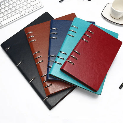 Loose Leaf Notebook - Detachable Leather Notepad | Multi Size A4 A5 A6 B5 - ZOOMNSTORE