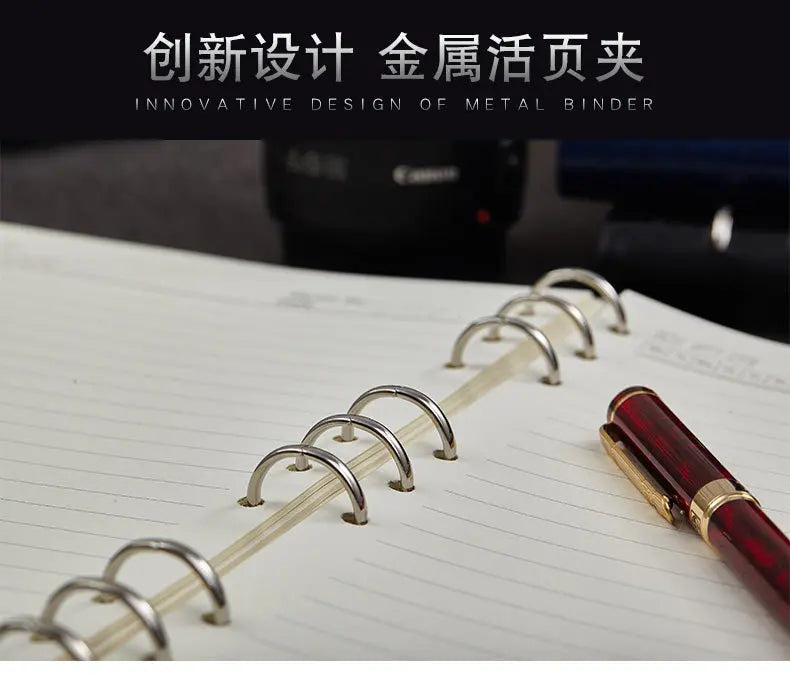 Loose Leaf Notebook - Detachable Leather Notepad | Multi Size A4 A5 A6 B5 - ZOOMNSTORE