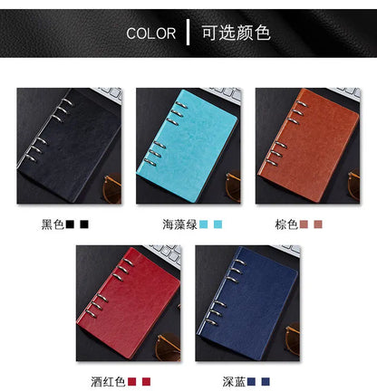 Loose Leaf Notebook - Detachable Leather Notepad | Multi Size A4 A5 A6 B5 - ZOOMNSTORE