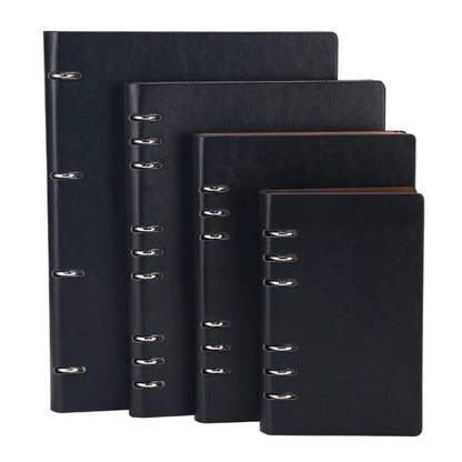 Loose Leaf Notebook - Detachable Leather Notepad | Multi Size A4 A5 A6 B5 - ZOOMNSTORE